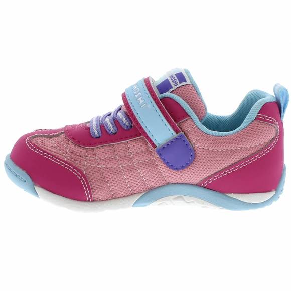 NEW TSUKIHOSHI kid's kaz sneakers in fucshia/light blue - Picture 4 of 7